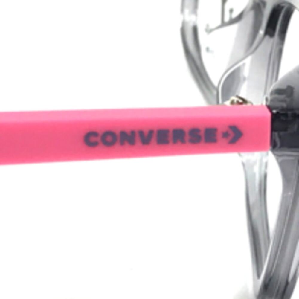 💎✨NEW WITH TAG✨💎Converse Kids Eyeglasses Frames Transparent Gray Pink - Picture 11 of 13